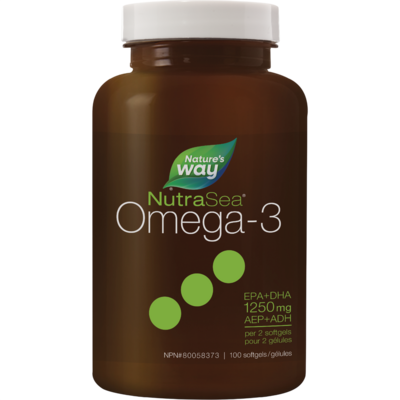 NutraSea Omega-3 Liquidgels 100 Softgels