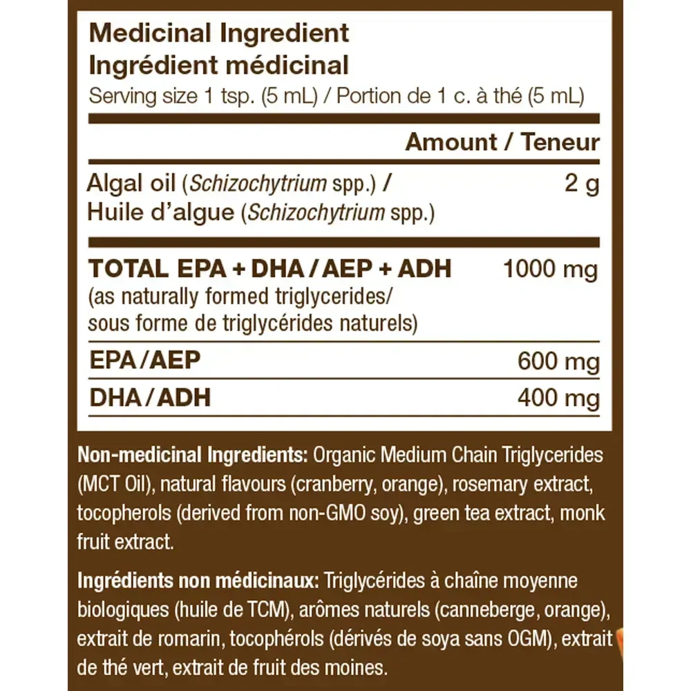 Product image for Plant-Based Omega-3 Extra Strength Cranberry Orange (Value Size).