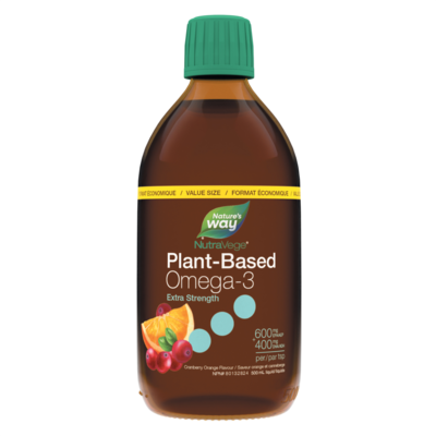 Plant-Based Omega-3 Extra Strength Cranberry Orange (Value Size) 500 Milliliters