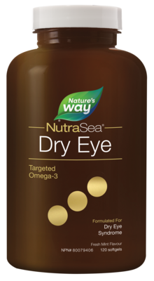 NutraSea Dry Eye Targeted Omega-3 Fresh Mint 120 Softgels 120 Softgels