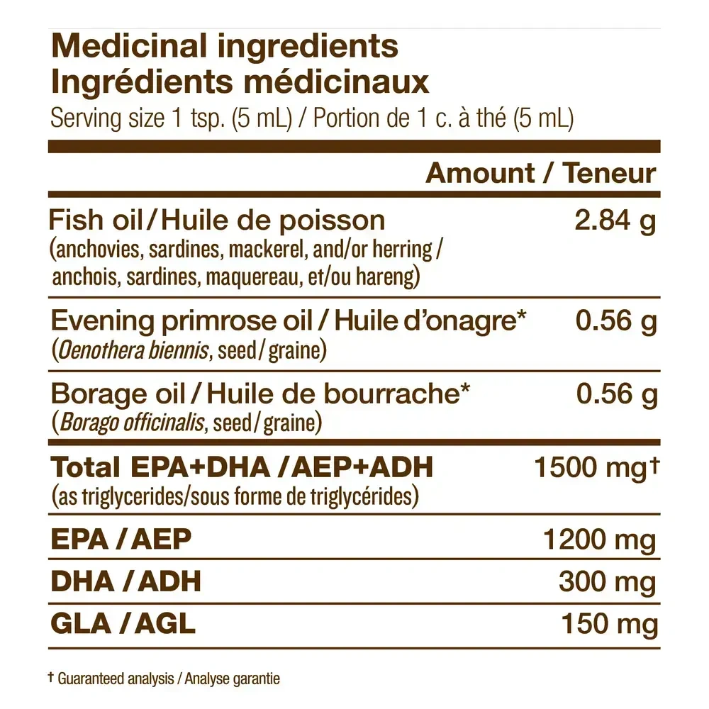 Product image for NutraSea Dry Eye Targeted Omega-3 Citrus 200ml.