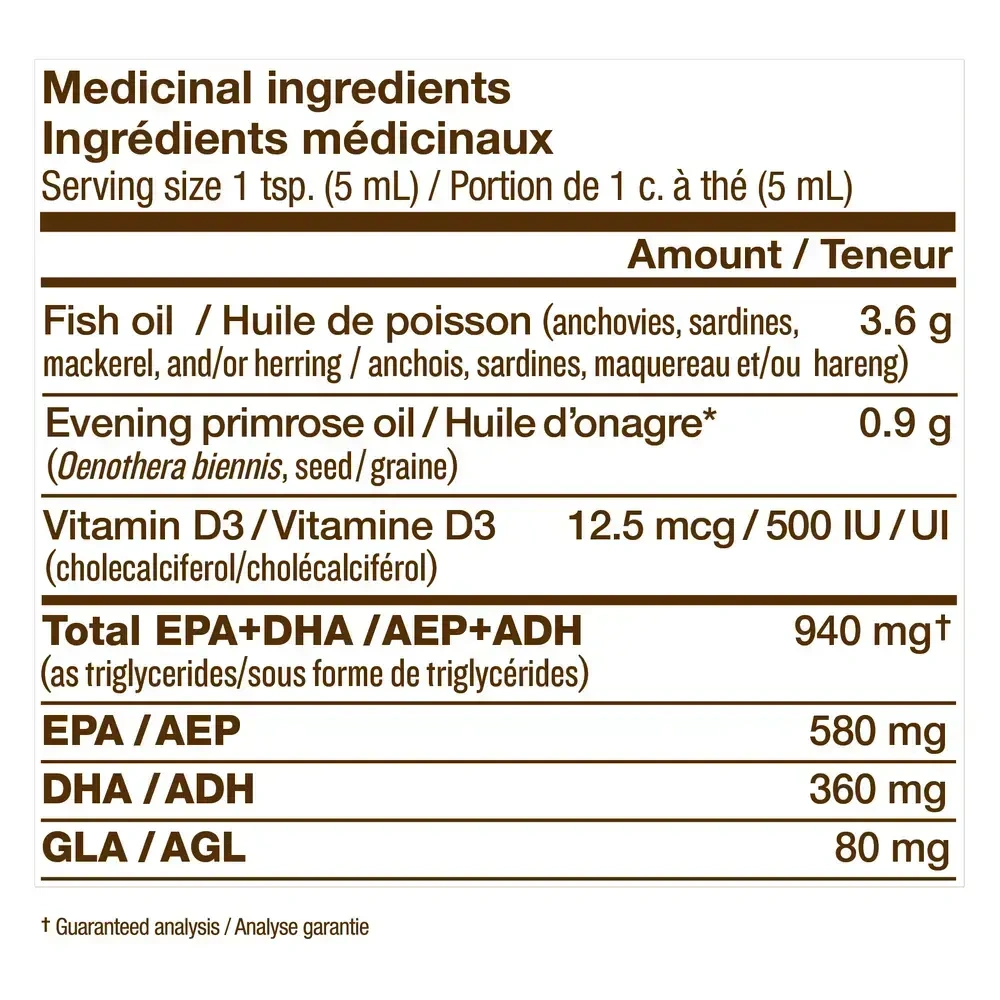 Product image for NutraSea ADHD Targeted Omega-3 Citrus Punch 200ml.