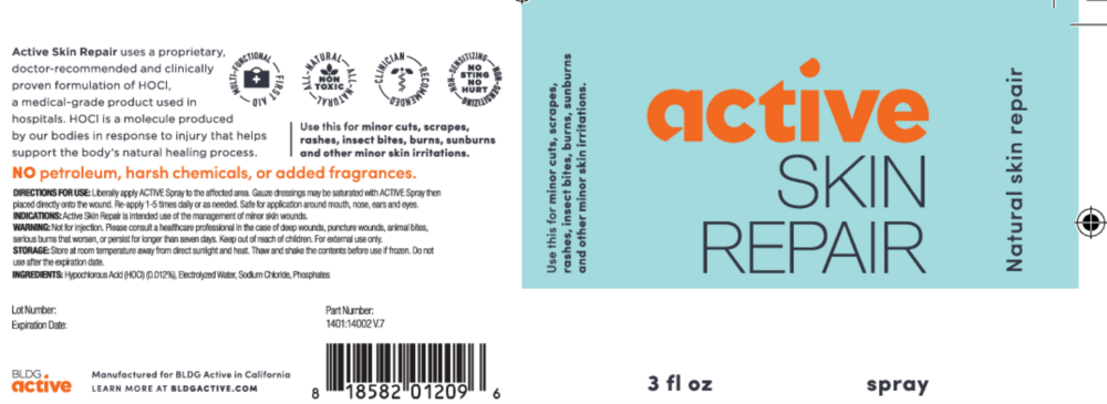 Product image for Active Skin Repair Spray.