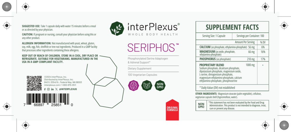 Product image for Seriphos 100c-  original formula.