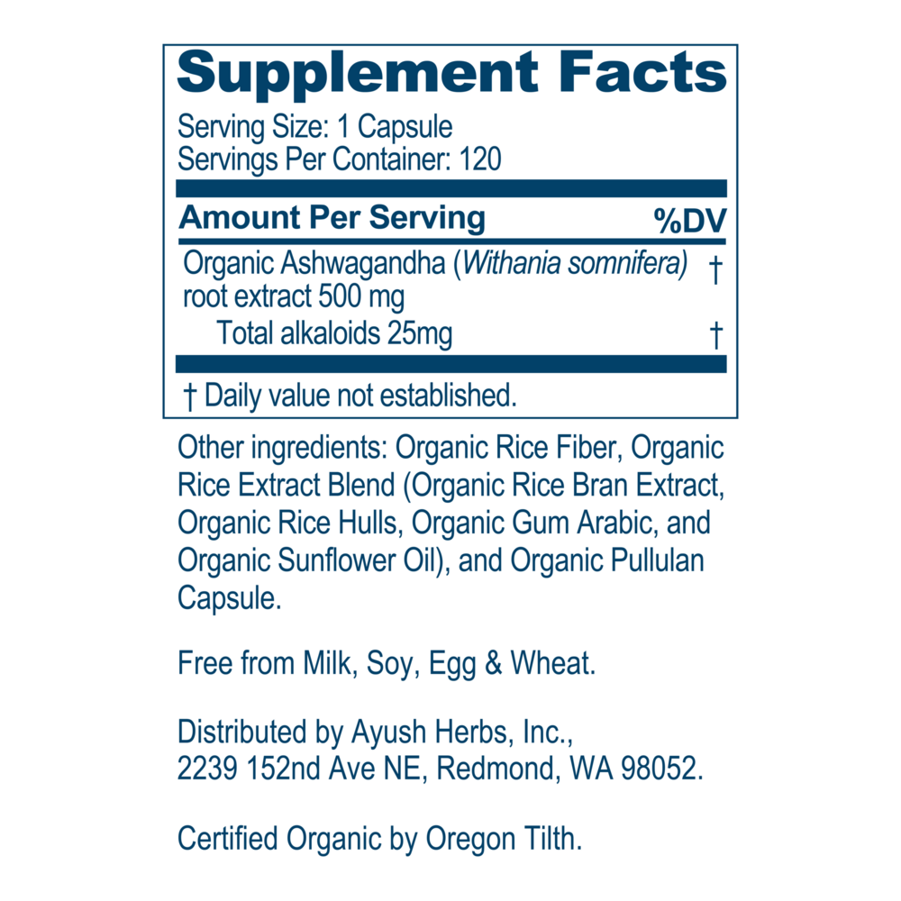 Product image for Ashwagandha.