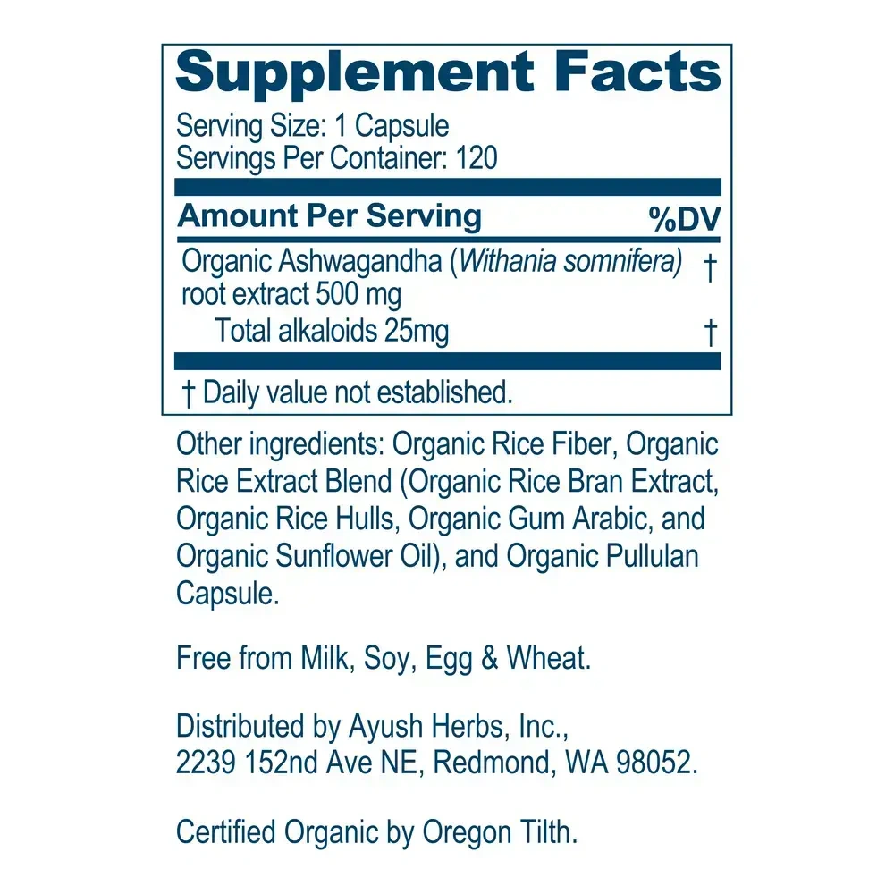Product image for Ashwagandha.