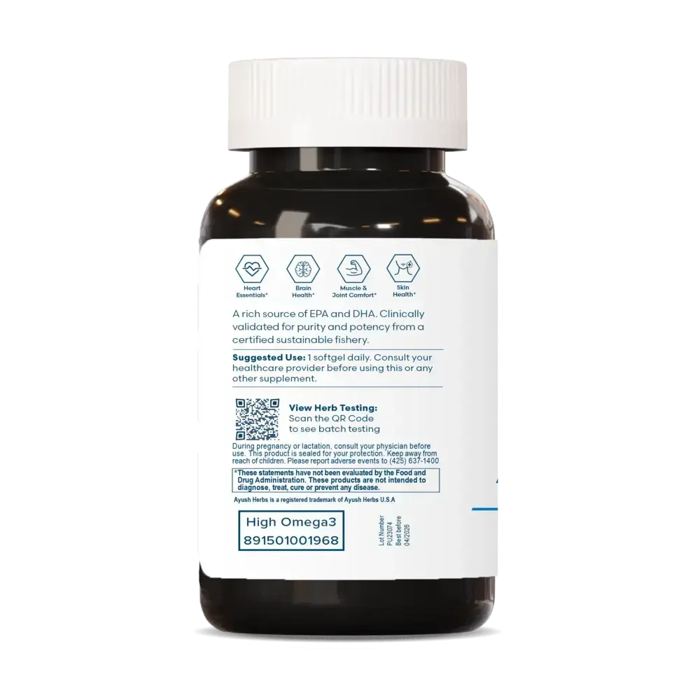 Product image for High Omega-3™ Fish Oil.