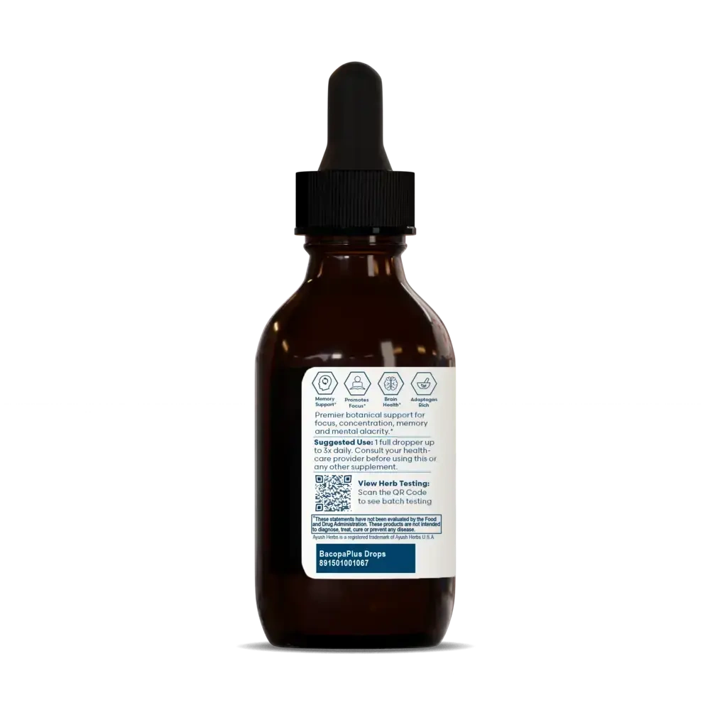 Product image for Bacopa Plus Drops.