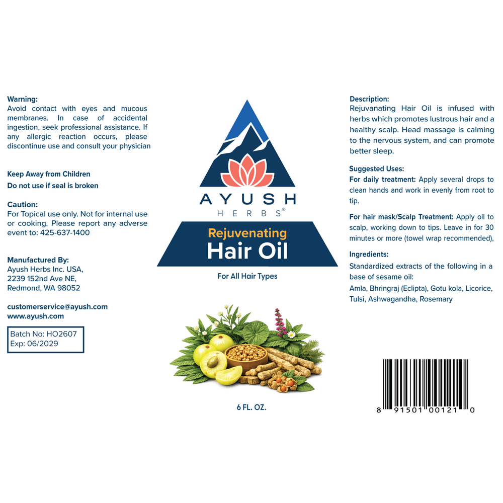 Product image for Rejuvenating Hair Oil.