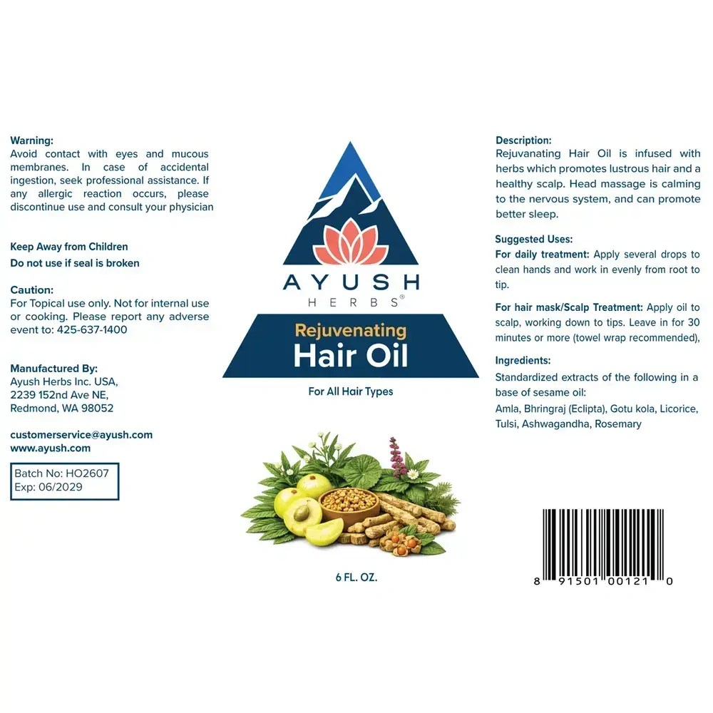 Product image for Rejuvenating Hair Oil.