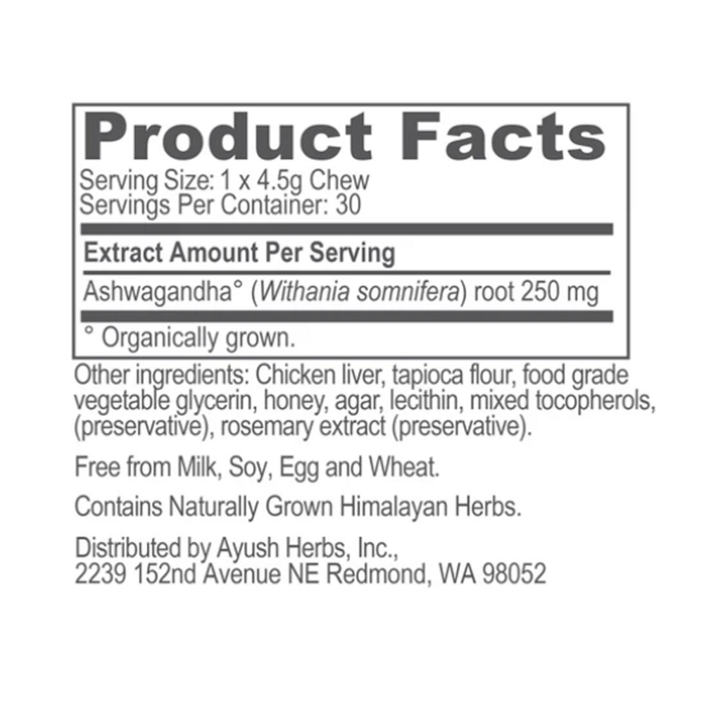 Product image for Pet Ashwagandha Chews.