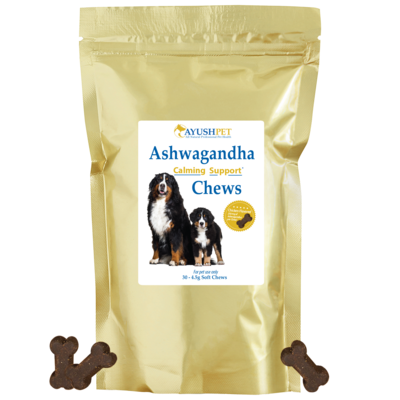 Pet Ashwagandha Calming Support* Chews, Chicken Flavored 30 Chewables