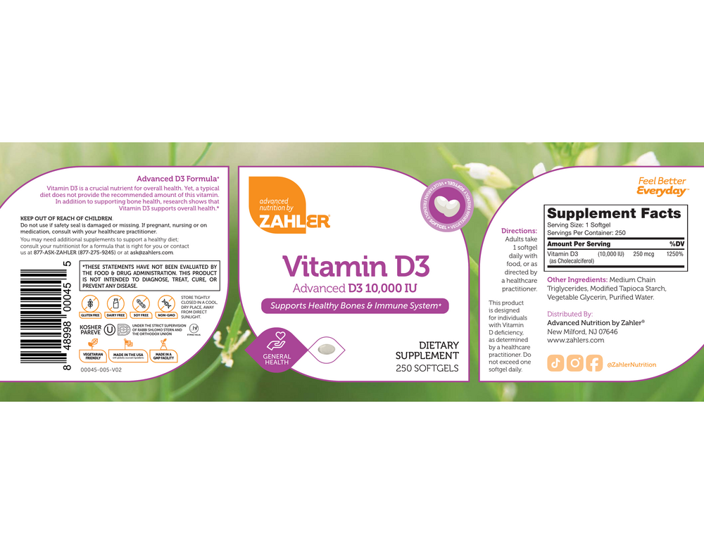 Product image for Vitamin D3 1000IU.