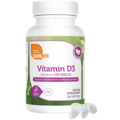 Vitamin D3 1000IU 250 Softgels