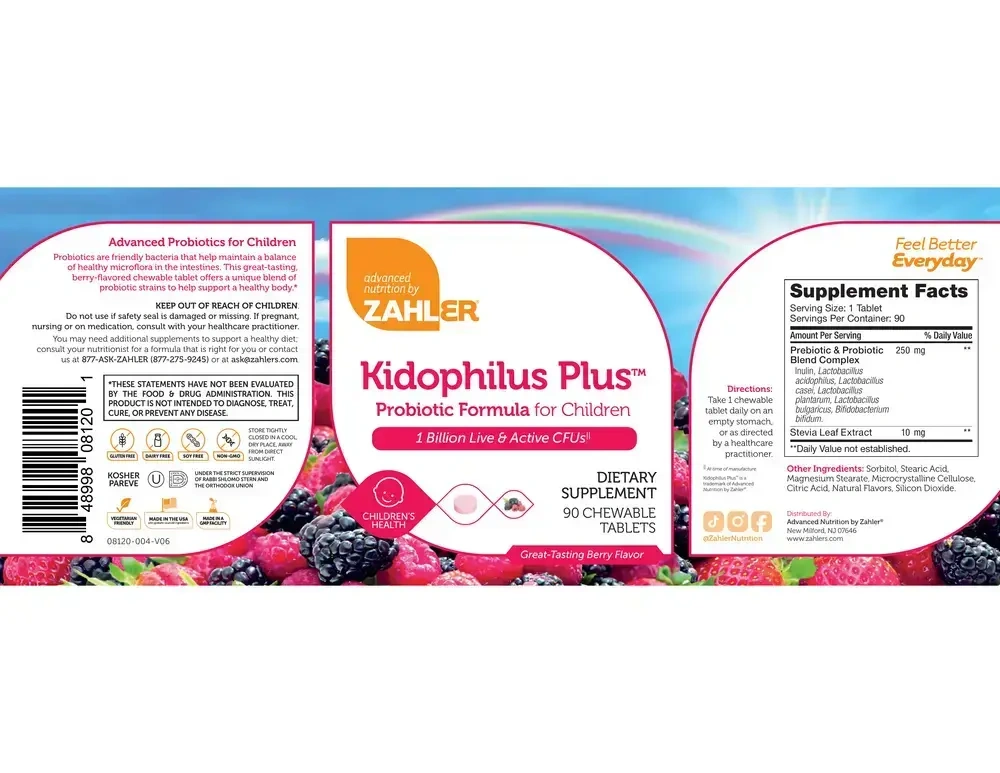 Product image for Kidophilus Plus.