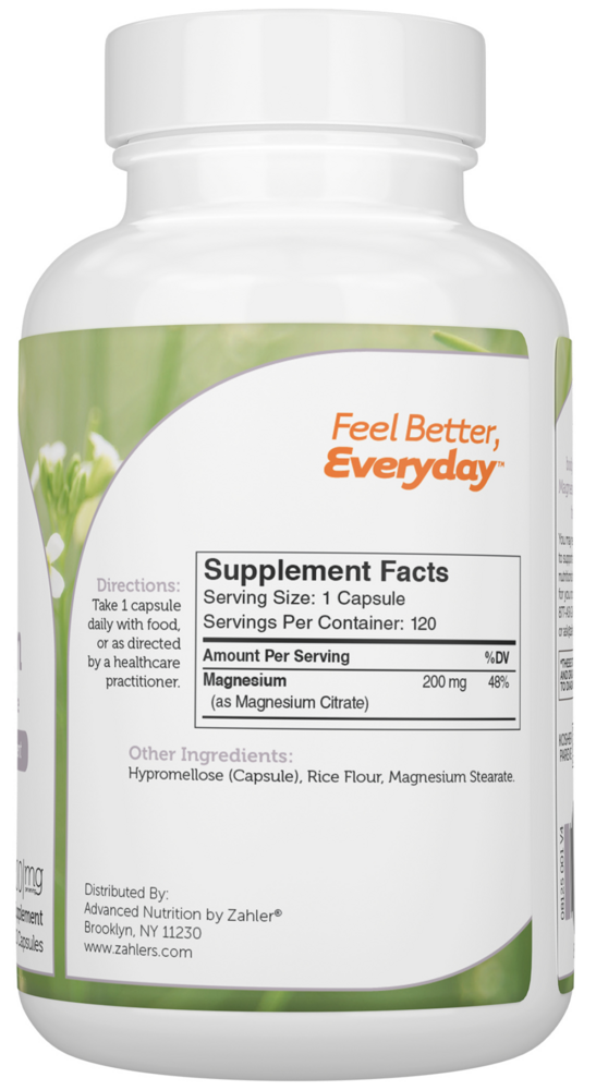 Product image for Magnesium Citrate 200mg.