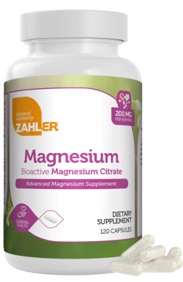 Magnesium Citrate 200mg 120 capsules