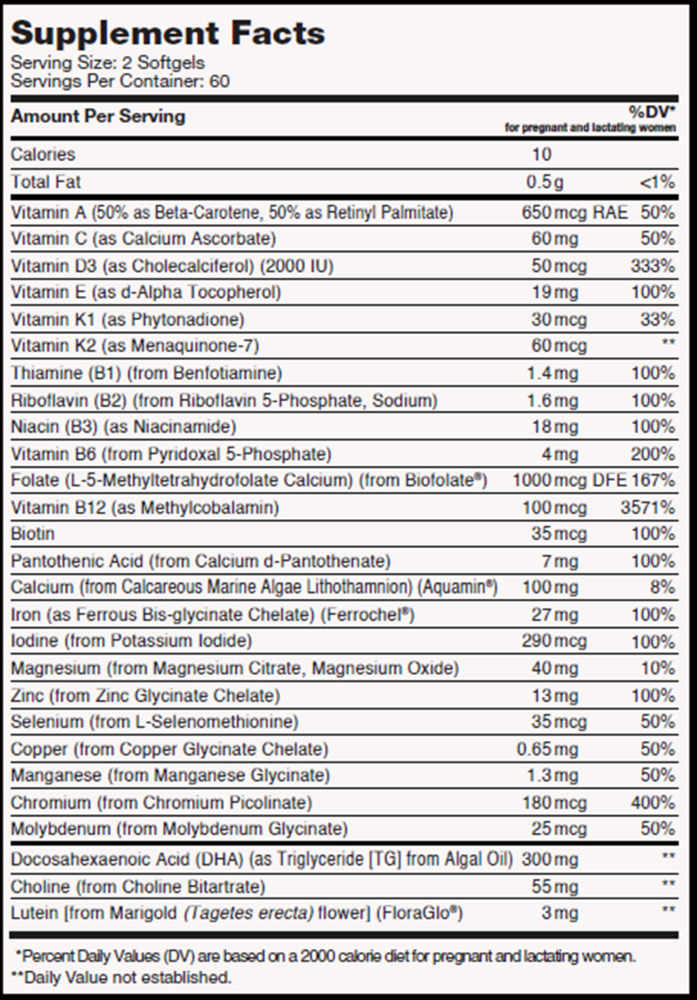 Product image for Prenatal +DHA 300™.