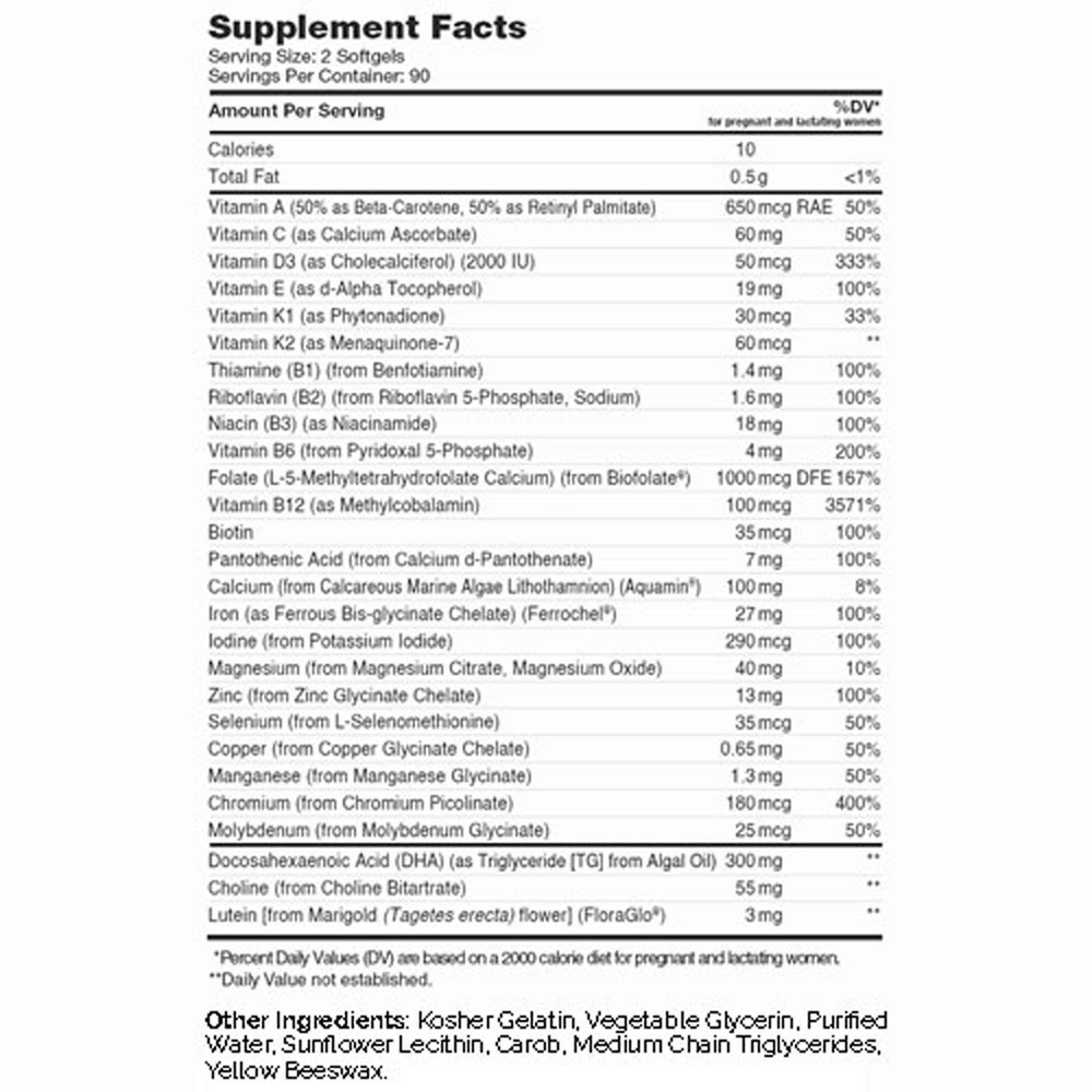 Product image for Prenatal +DHA 300™.