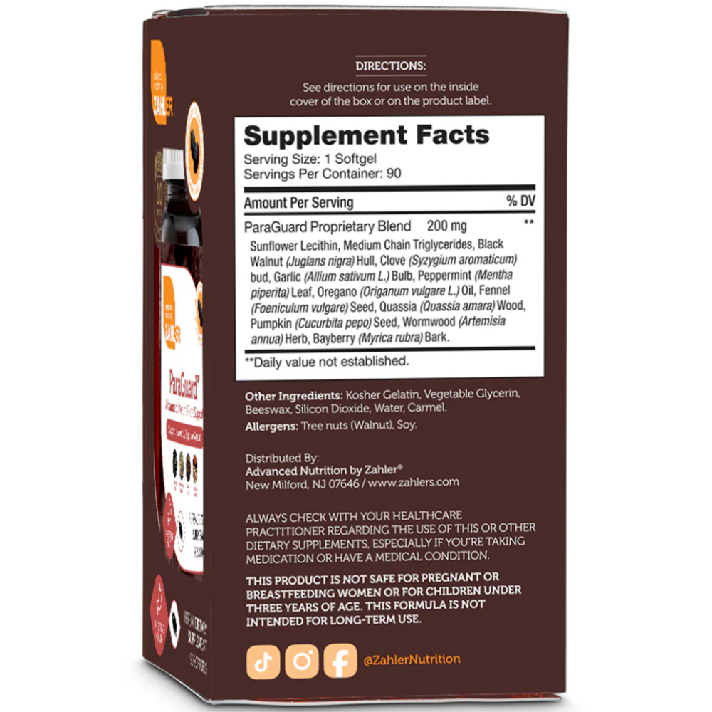 Product image for ParaGuard Softgels.