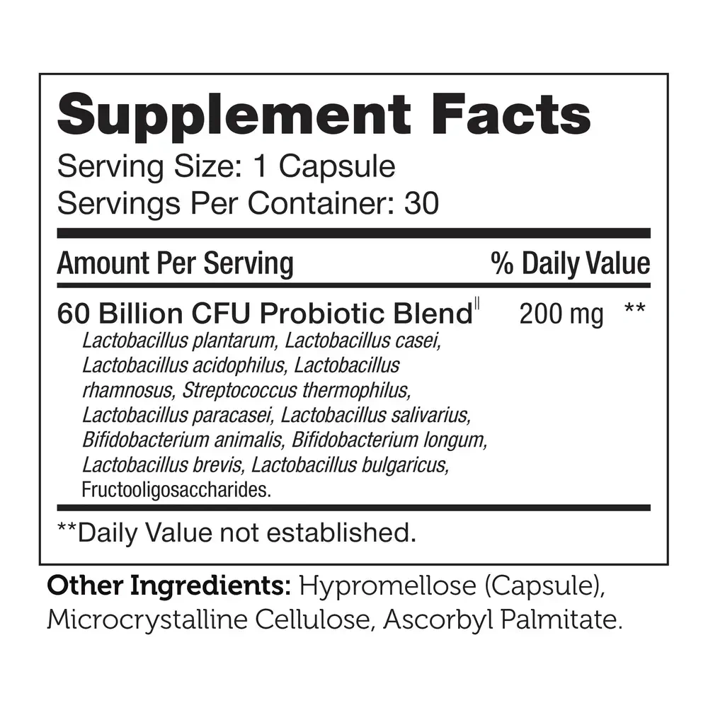 Product image for BioDophilus 60B.
