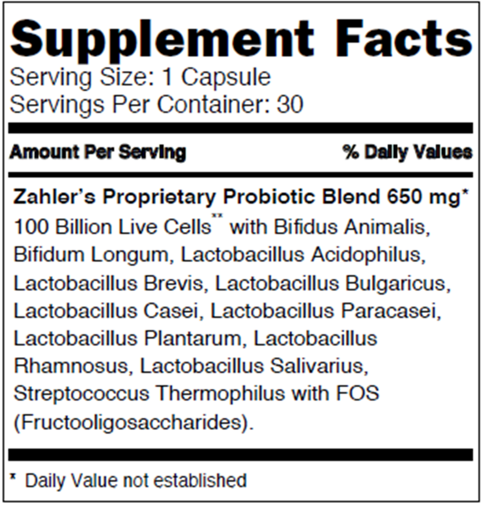 Product image for BioDophilus 100B.