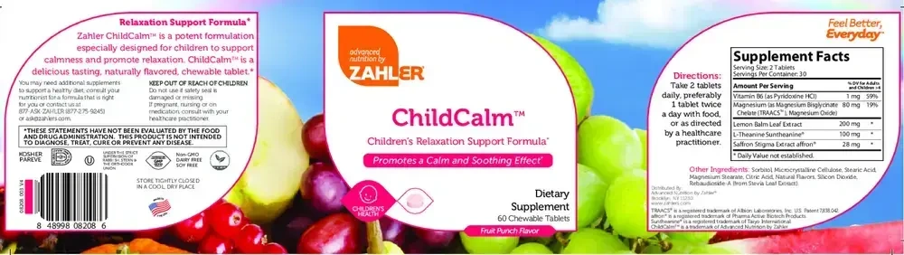 Product image for Child Calm, Children's Relaxation Support Formula.