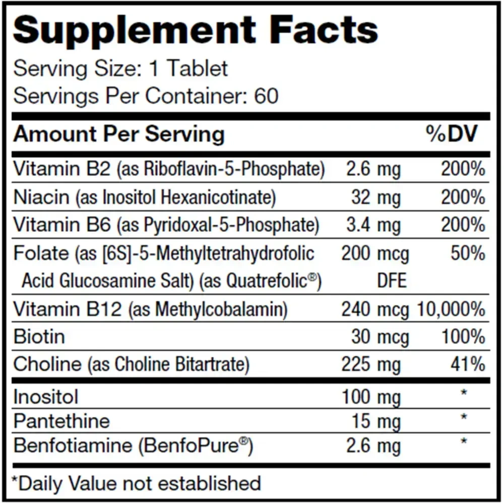 Product image for B-Complex, BioActive Timed Release.