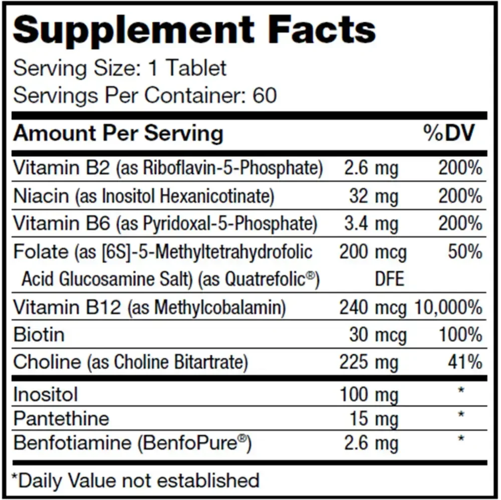 Product image for B-Complex, BioActive Timed Release.