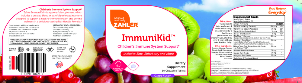 Product image for ImmuniKid Chewable.