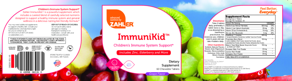 Product image for ImmuniKid Chewable.