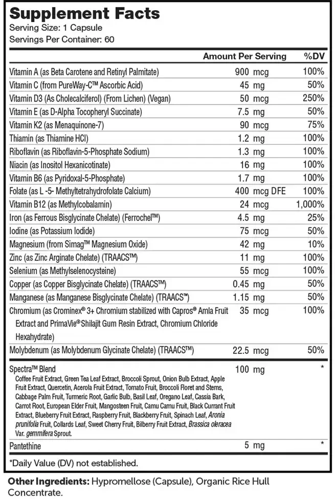 Product image for Multivitamin One Daily.