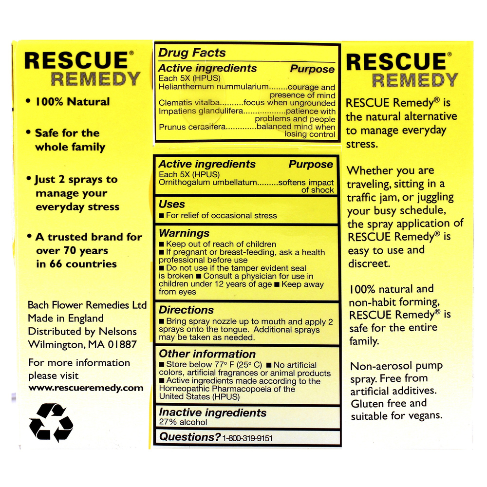 Product image for Rescue Remedy Spray.