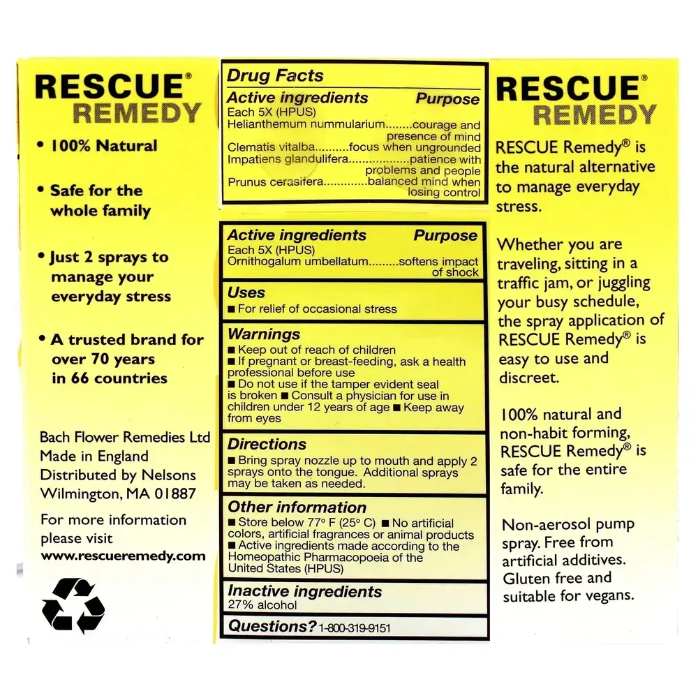 Product image for Rescue Remedy Spray.