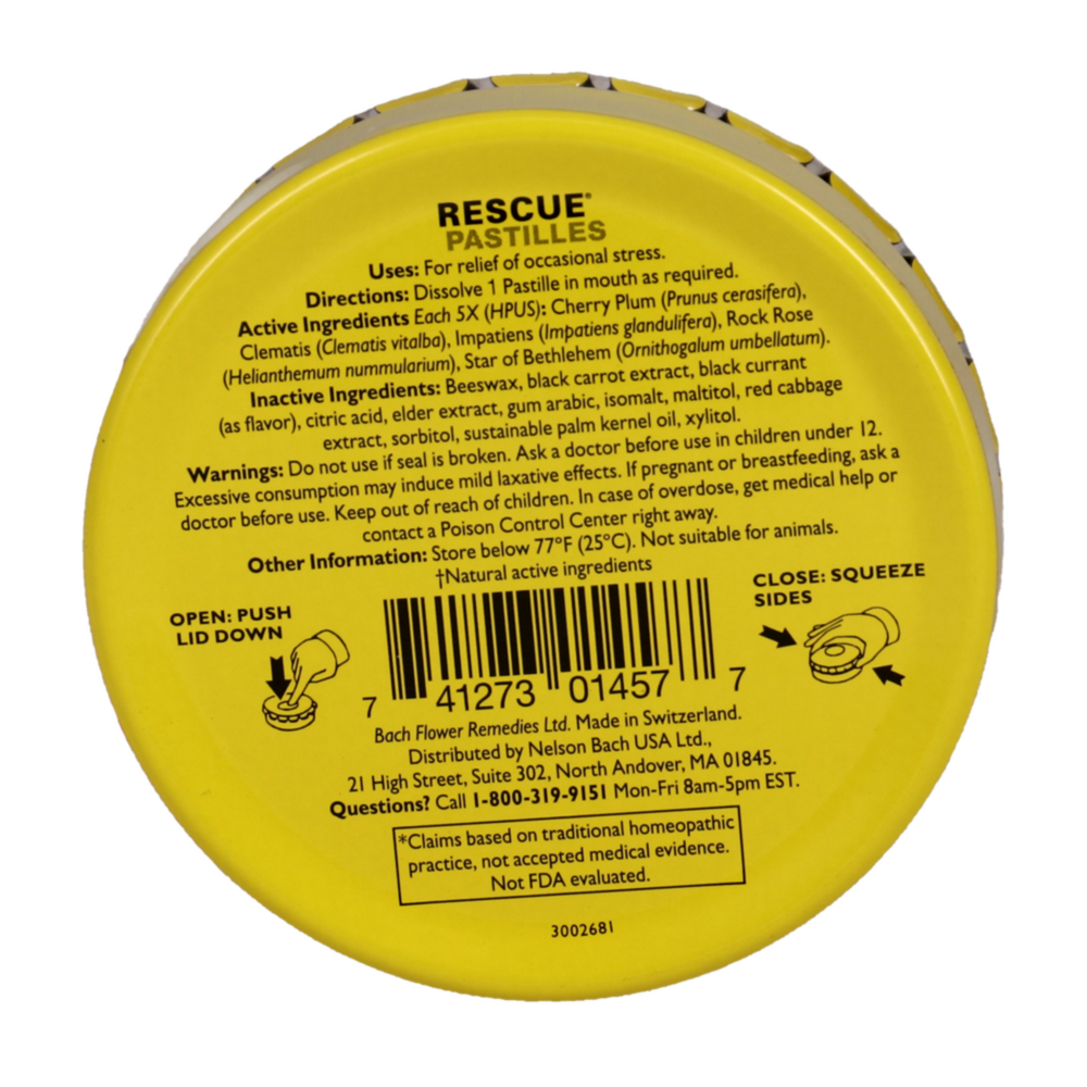 Product image for Rescue pastilles Black Currant.