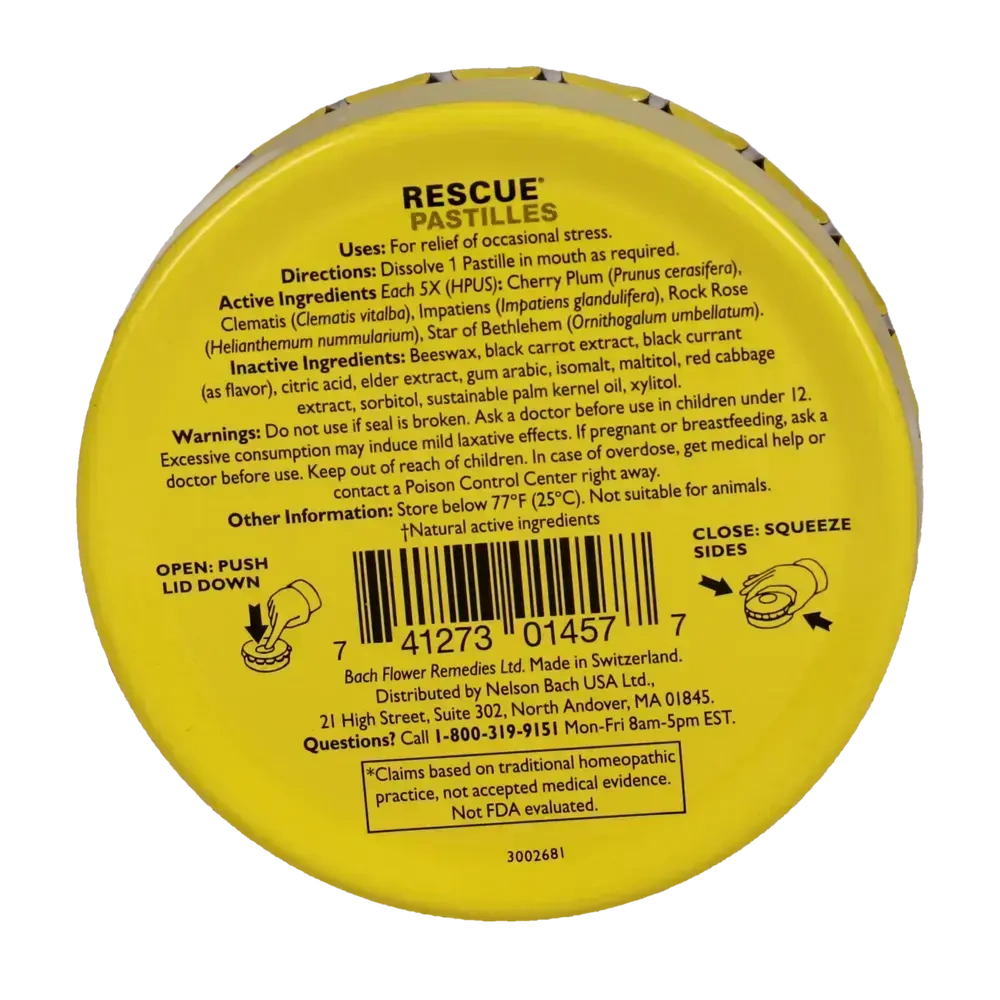 Product image for Rescue pastilles Black Currant.