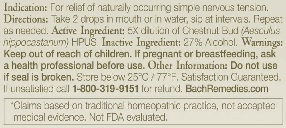 Product image for Chestnut Bud.