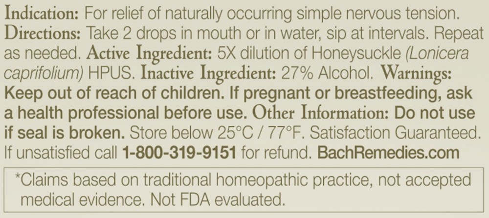 Product image for Honeysuckle.
