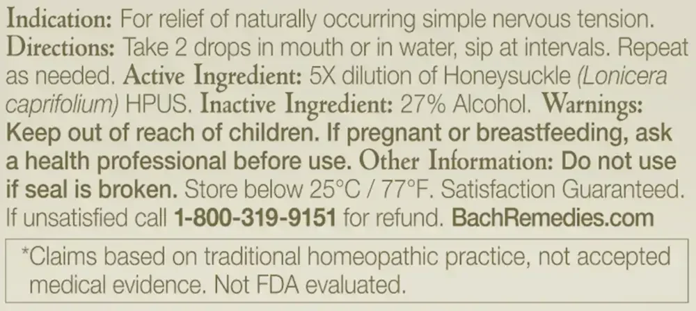 Product image for Honeysuckle.