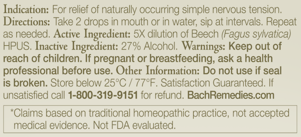 Product image for Beech.