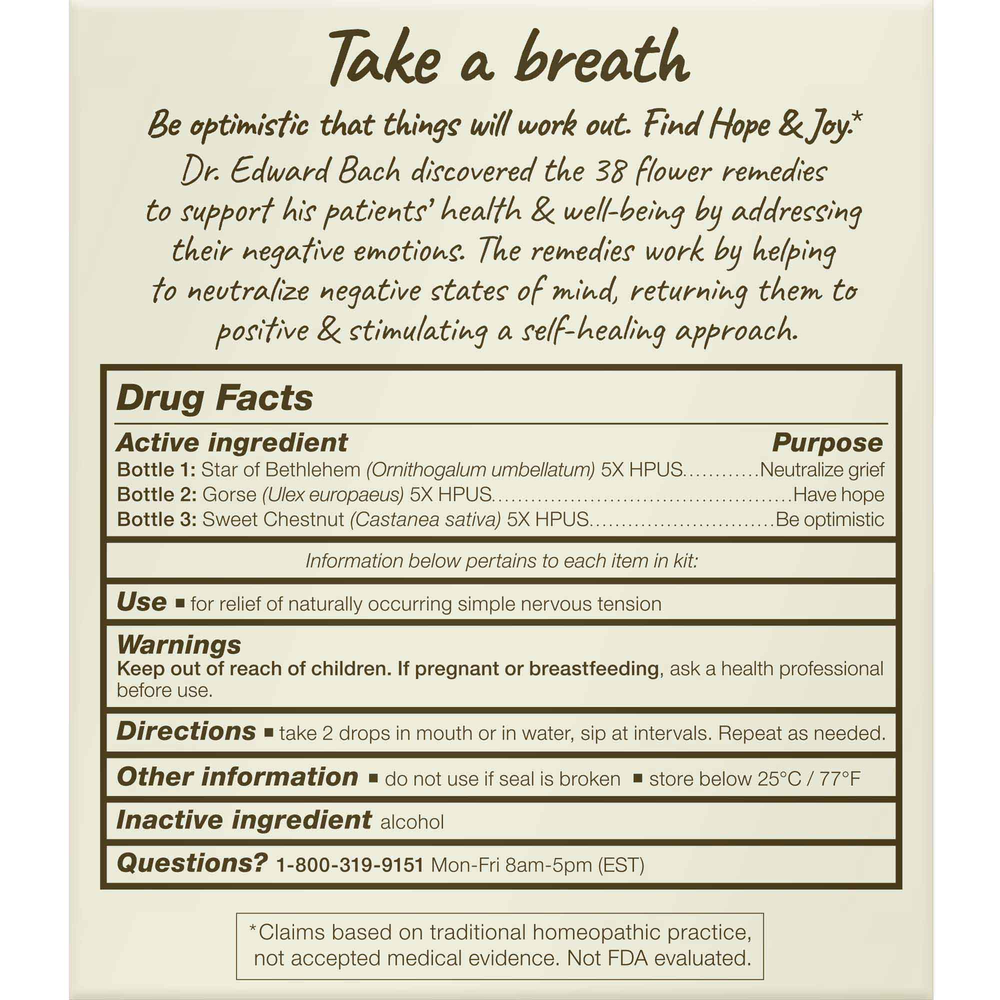 Product image for BACH® Hope &amp; Joy Kit.