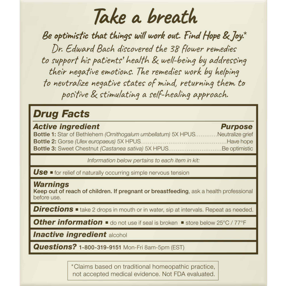 Product image for BACH® Hope &amp; Joy Kit.