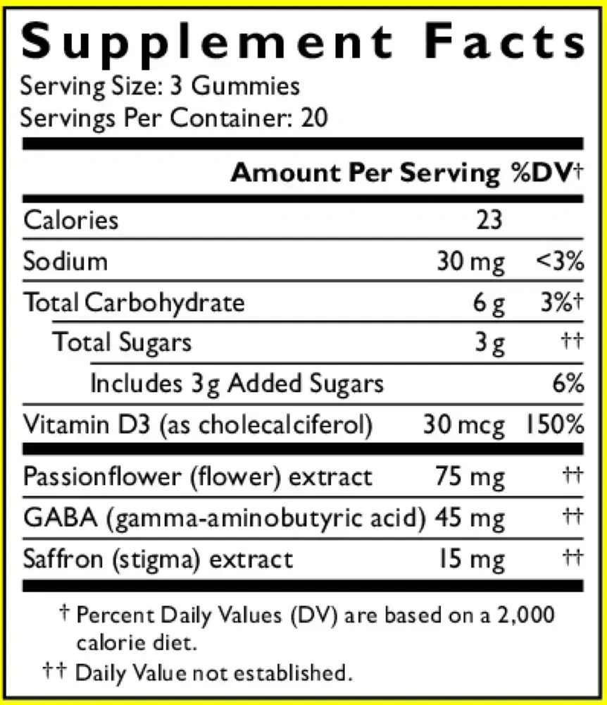 Product image for Rescue Plus® Mood &amp; Stress Support Gummy, Orange.