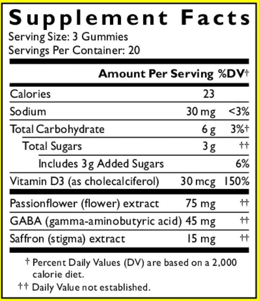 Product image for Rescue Plus® Mood &amp; Stress Support Gummy, Orange.