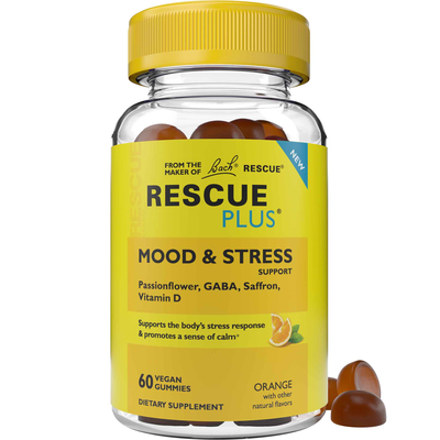 Rescue Plus® Mood & Stress Support Gummy, Orange product image