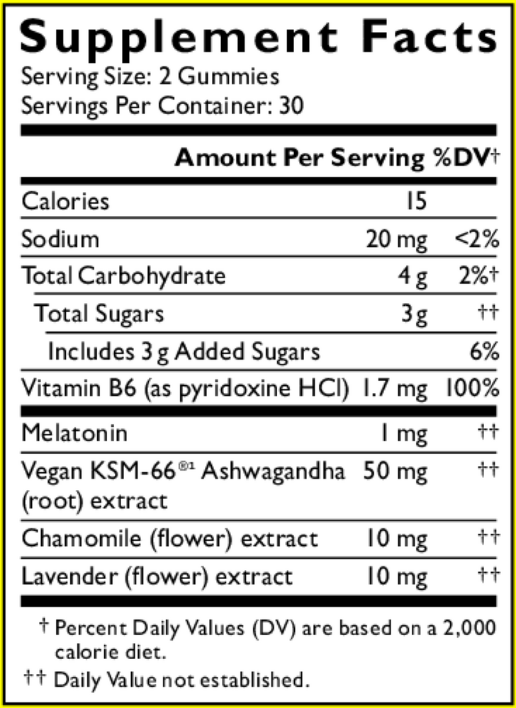 Product image for Rescue Plus® Sleep &amp; Stress Support Gummy, Blueberry.