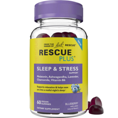 Rescue Plus® Sleep & Stress Support Gummy, Blueberry