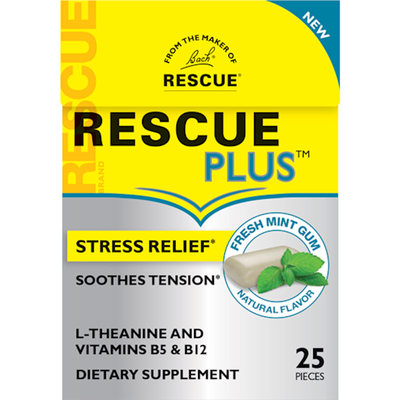 RESCUE PLUS Gum Mint (25 Gummies) Product image for RESCUE PLUS Gum Mint (25 Gummies). Discontinued.