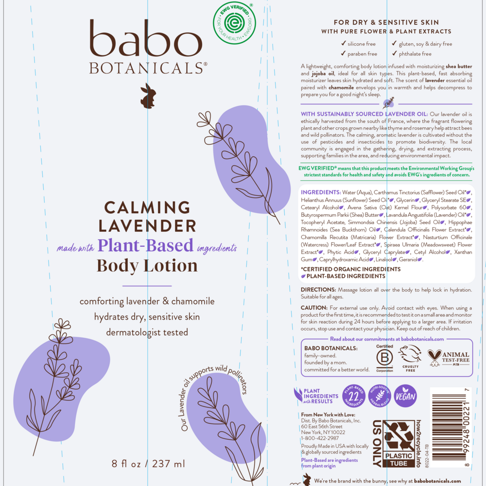 Product image for Calming Lavender Body Lotion.