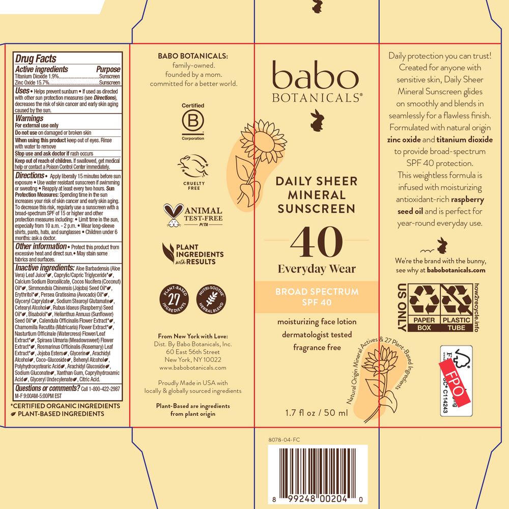 Product image for Daily Sheer Sunscreen.